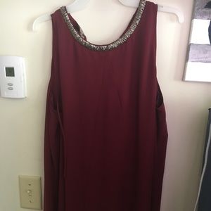 Sleeveless dressy top